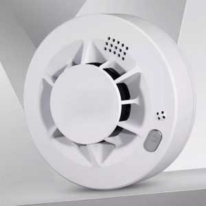 Heyelf-Fire and smoke detectors,Independent Smoke Alarm, high-Decibel Alarm, LED Flashing, Silent Test Button, Easy Installation, Traditional, Nostalgic and Stable, Suitable for bedrooms.