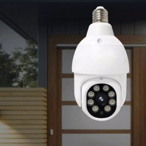 Heyeye-Cameras,Bulb Security Camera 2.4GHz,360° 2K Security Cameras Wireless Outdoor Indoor Full Color Day and Night, Motion Detection, Audible Alarm, Easy Installation